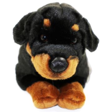 Rottweiler, liegend - 39 cm (Länge) -- Plüsch-Hund