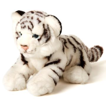 Weißer Tiger Baby, sitzend - 20 cm (Höhe)