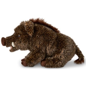 Wildschwein, sitzend - 18 cm (Höhe)