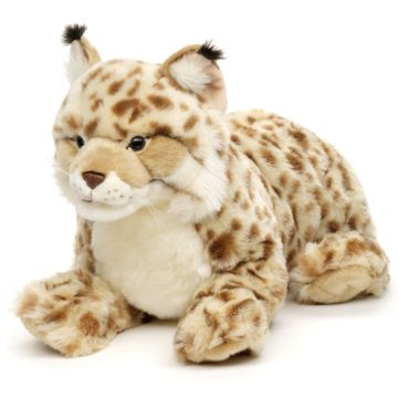 Luchs, liegend (ohne Geschirr) - 46 cm (Länge)