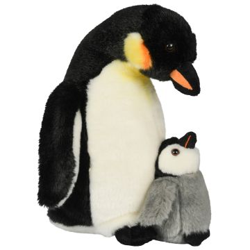 Kaiserpinguin mit Baby - 26 cm (Höhe)