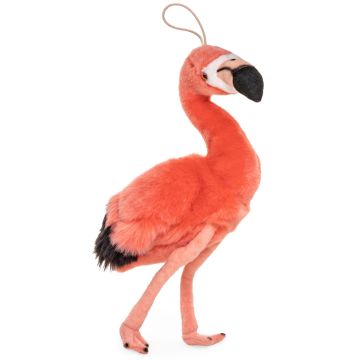Flamingo rosa, mit Schlaufe - 19 cm (Höhe)