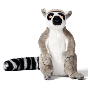 Katta-Lemur, sitzend (ohne Klett) - 21 cm (Höhe)