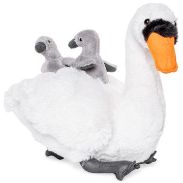 Schwan mit Babys - 24 cm (Höhe)