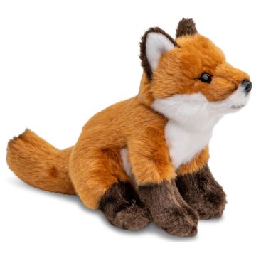 Rotfuchs Welpe, sitzend - 16 cm (Höhe)