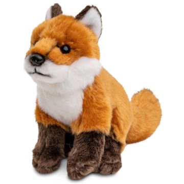 Rotfuchs Welpe, sitzend - 16 cm (Höhe) -- Plüsch-Fuchs