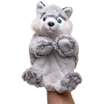 Handpuppe Husky - 24 cm (Höhe)
