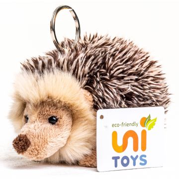 Igel mit Schlüsselanhänger - 13 cm (Länge)