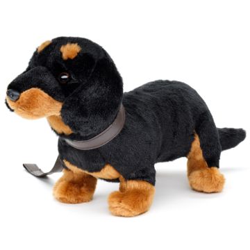 Dackel, stehend (mit Leine) - 28 cm (Länge)