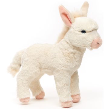 Barockesel weiß, stehend - 30 cm (Höhe)