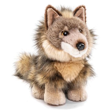 Wolf Junges, sitzend - 20 cm (Höhe)
