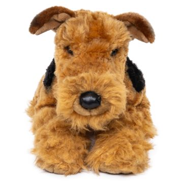 Airedale Terrier, liegend - 43 cm (Länge) -- Plüsch-Hund