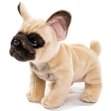 Französische Bulldogge (beige) - Ohne Leine - 27 cm (Länge)