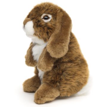 Widderkaninchen, stehend (braun) - 18 cm (Höhe)