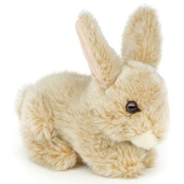 Hase, liegend (beige) - 18 cm (Länge)