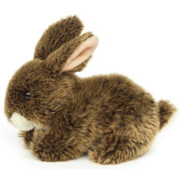Hase, liegend (braun) - 18 cm (Länge)