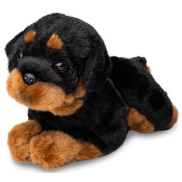 Rottweiler, liegend - 30 cm (Länge) -- Plüsch-Hund