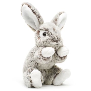 Hase mit Schlappohren, klein (dunkelbraun) - superweich - 15 cm (Höhe)