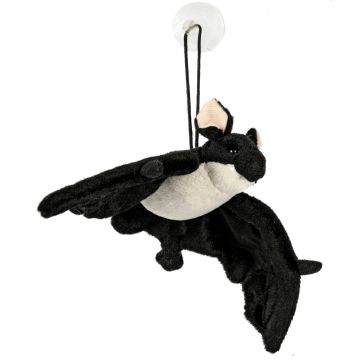 Fledermaus (schwarz-weiß) - Mit Saugnapf - 23 cm (Breite)