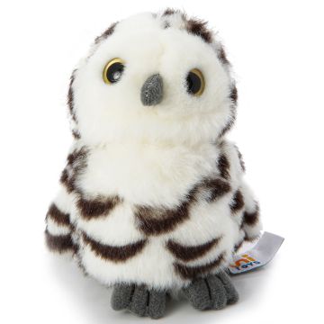Schnee-Eule Plushie - 12 cm (Höhe)