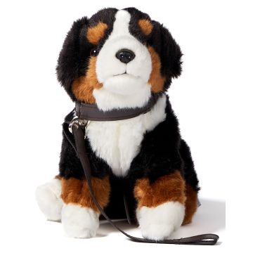 Bernese Mountain Dog (with Leash) - With barking Voice - 19 cm (height)
