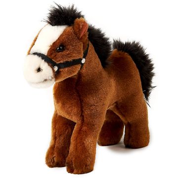 Pferd, stehend, braun (ohne Sattel) - 23 cm (Länge)