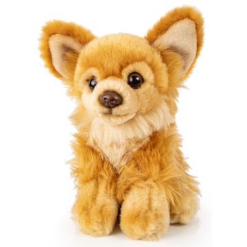 Chihuahua, sitzend (braun) - 18 cm (Länge)