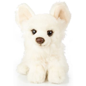Chihuahua, sitzend (weiß) - 18 cm (Länge)