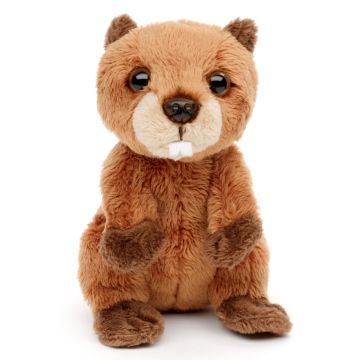 Murmeltier Plushie, sitzend - 12 cm (Höhe)