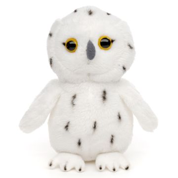 Schnee-Eule Plushie - 12 cm (Höhe) -- Plüsch-Vogel