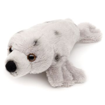 Robbe Plushie (grau-gepunktet) - 19 cm (Länge)