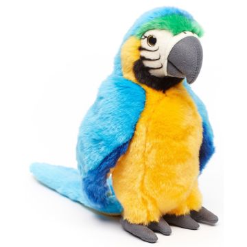 Papagei (blau) - 24 cm (Höhe)