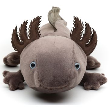 Axolotl (braun-grau) - 32 cm (Länge)