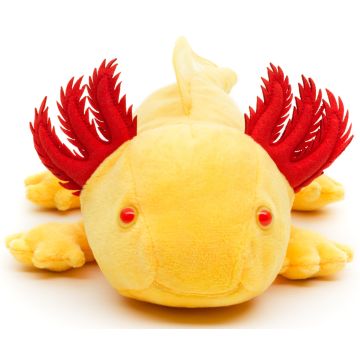 Axolotl (gelb mit roten Augen) - 32 cm (Länge)