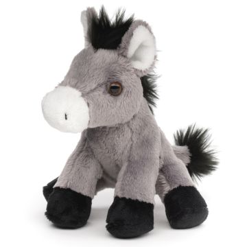 Esel Plushie, sitzend - 14 cm (Höhe)