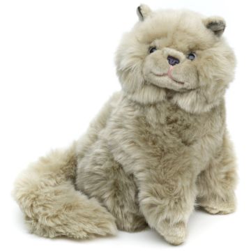 Perserkatze grau, sitzend - 25 cm (Höhe)