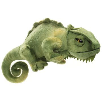 Chamäleon grün - 28 cm (Länge) -- Plüsch-Echse