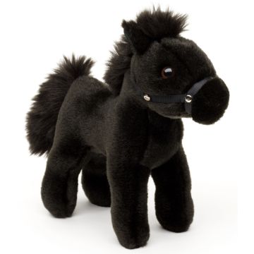 Pferd, stehend, schwarz (ohne Sattel) - 23 cm (Länge)