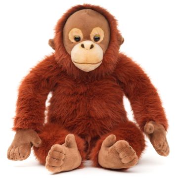 Orang-Utan mit Klettverschluss an den Händen - 27 cm (Höhe)