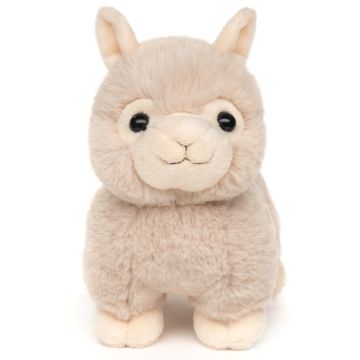 Alpaka, stehend - 18 cm (Länge) -- Plüsch-Lama