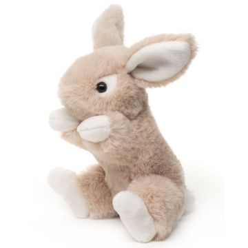 Hase mit Schlappohren (beige) - 15 cm (Höhe) -- Plüsch-Kaninchen