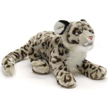 Schneeleopard - 82 cm (Länge) -- Plüsch- Leopard